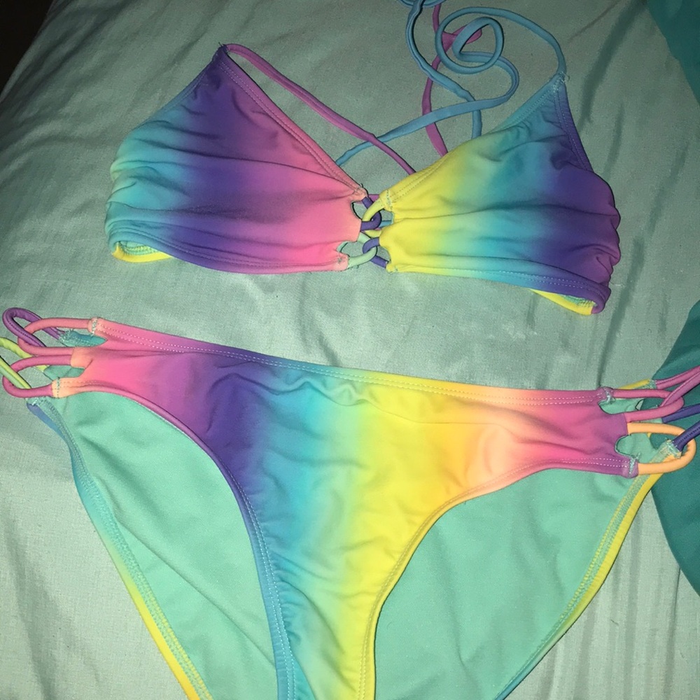 multicolor swimsuit